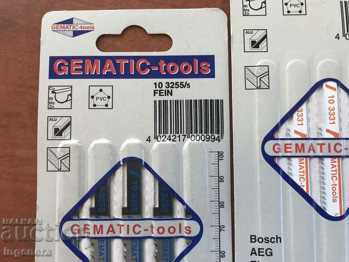 JIG SAW KNIFE "GEMATIC"-FOR FEIN-14 BR NEW with price 9.00 BGN | € 4.60