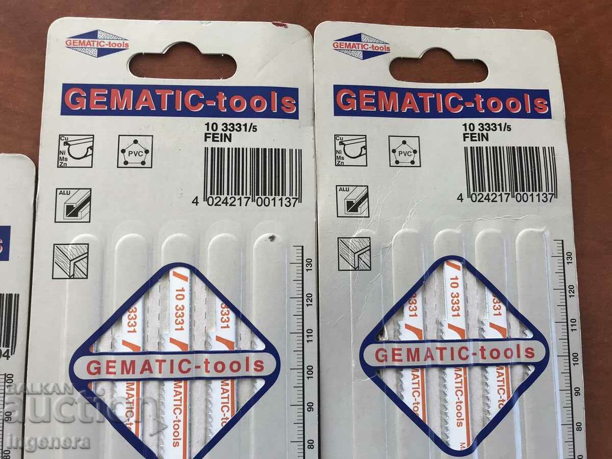 Delivery of JIG SAW KNIFE "GEMATIC"-FOR FEIN-14 BR NEW