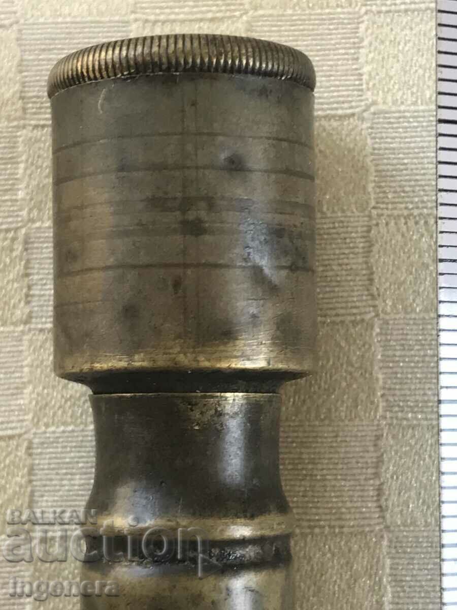 КУТИЯ КАЛЪФ МЕСИНГ СТАРИННА - 6