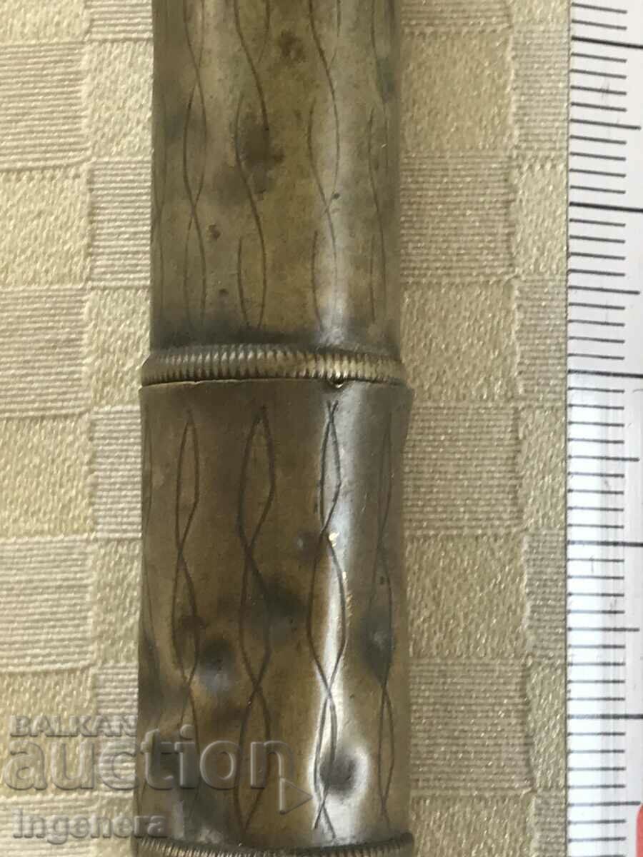 КУТИЯ КАЛЪФ МЕСИНГ СТАРИННА - 7