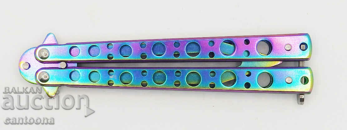 Auction  Knife Butterfly - training butterfly chameleon N603