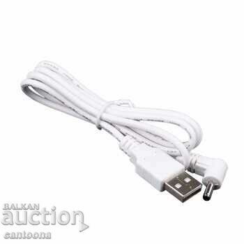Cablu de încărcare USB la DC, 3,5 mm, 5V