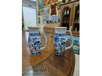 Great antique Czech porcelain jugs