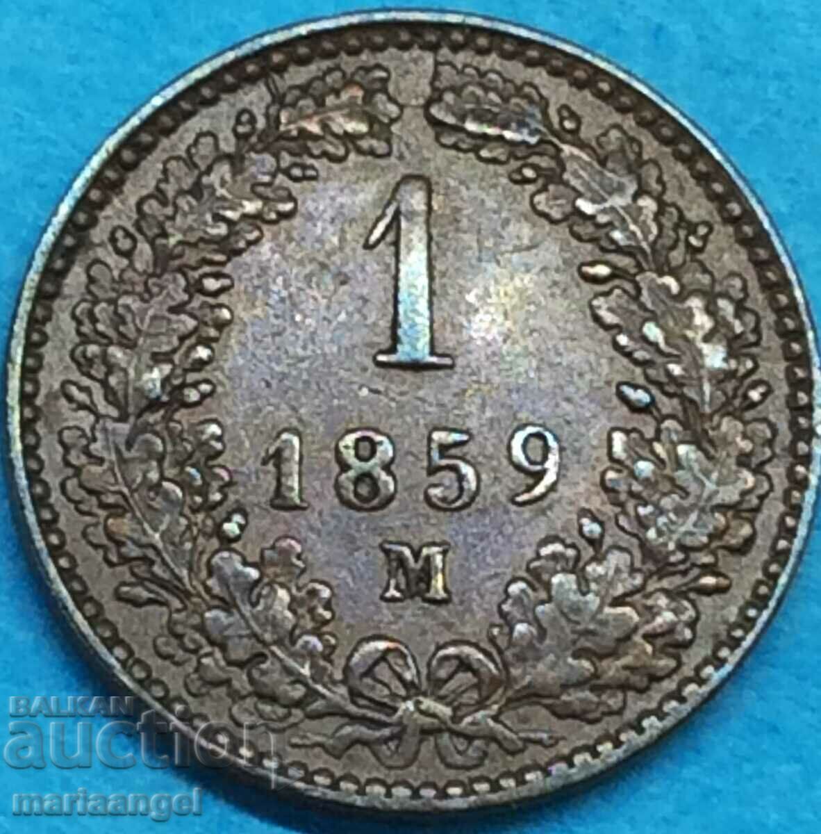 1 crucișător 1859 Austria pentru Italia M - Milano - calitate