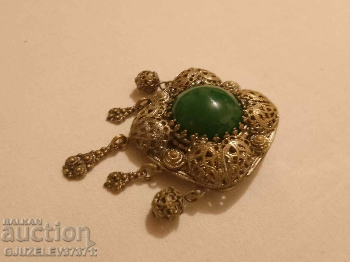 Доставка на 1920-1930г Брошка арт Деко филигран Доставка на 1920-1930г Брошка арт Деко филигран