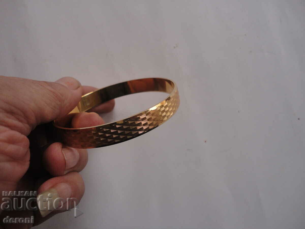 Auction  Great gilded bracelet