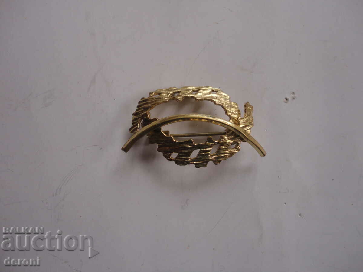 Auction Great gold plated brooch 11 Auction Great gold plated brooch 11