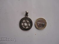 Medalion antic cu amuletă Steaua lui David