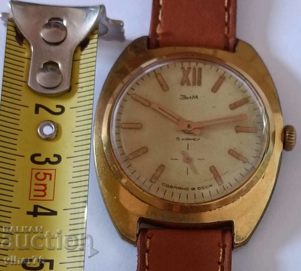 GOLD MEN'S WATCH ZIM-ZIM - 6 GOLD MEN'S WATCH ZIM-ZIM - 6