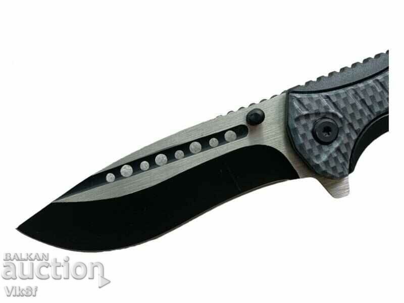 Cuțit pliabil automat cu paracord pe mâner 95x215 cu preț 19.50 BGN | € 9.97 Cuțit pliabil automat cu paracord pe mâner 95x215 cu preț 19.50 BGN | € 9.97