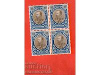 BULGARIA FERDINAND BK 61 SQUARE 4 x 50 St 1901 MNH