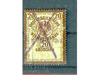 AUSTRIA - ȘTAMBELE DE PALTONĂ - ȘTAMBĂ DE PALTONĂ - 20 ȘILI