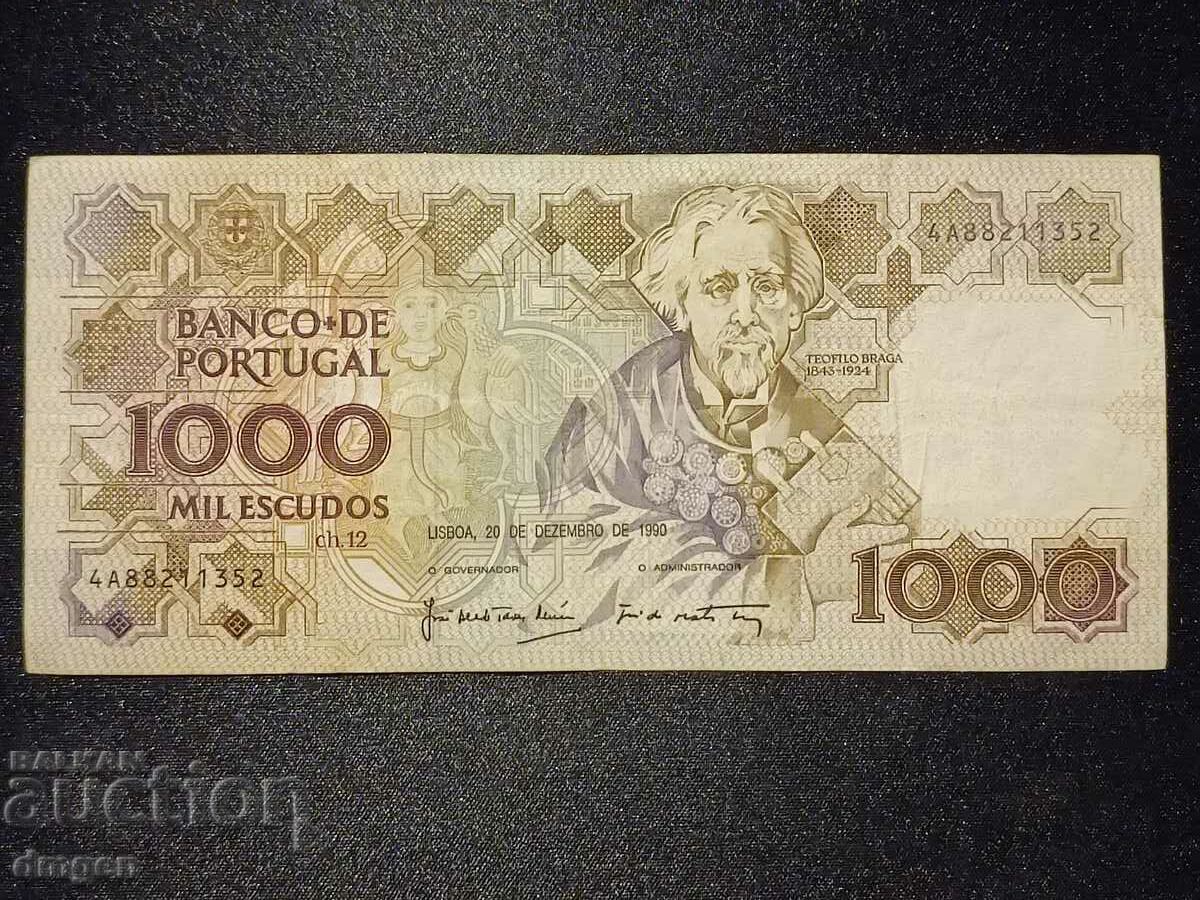 1000 Escudos 1990 Portugalia