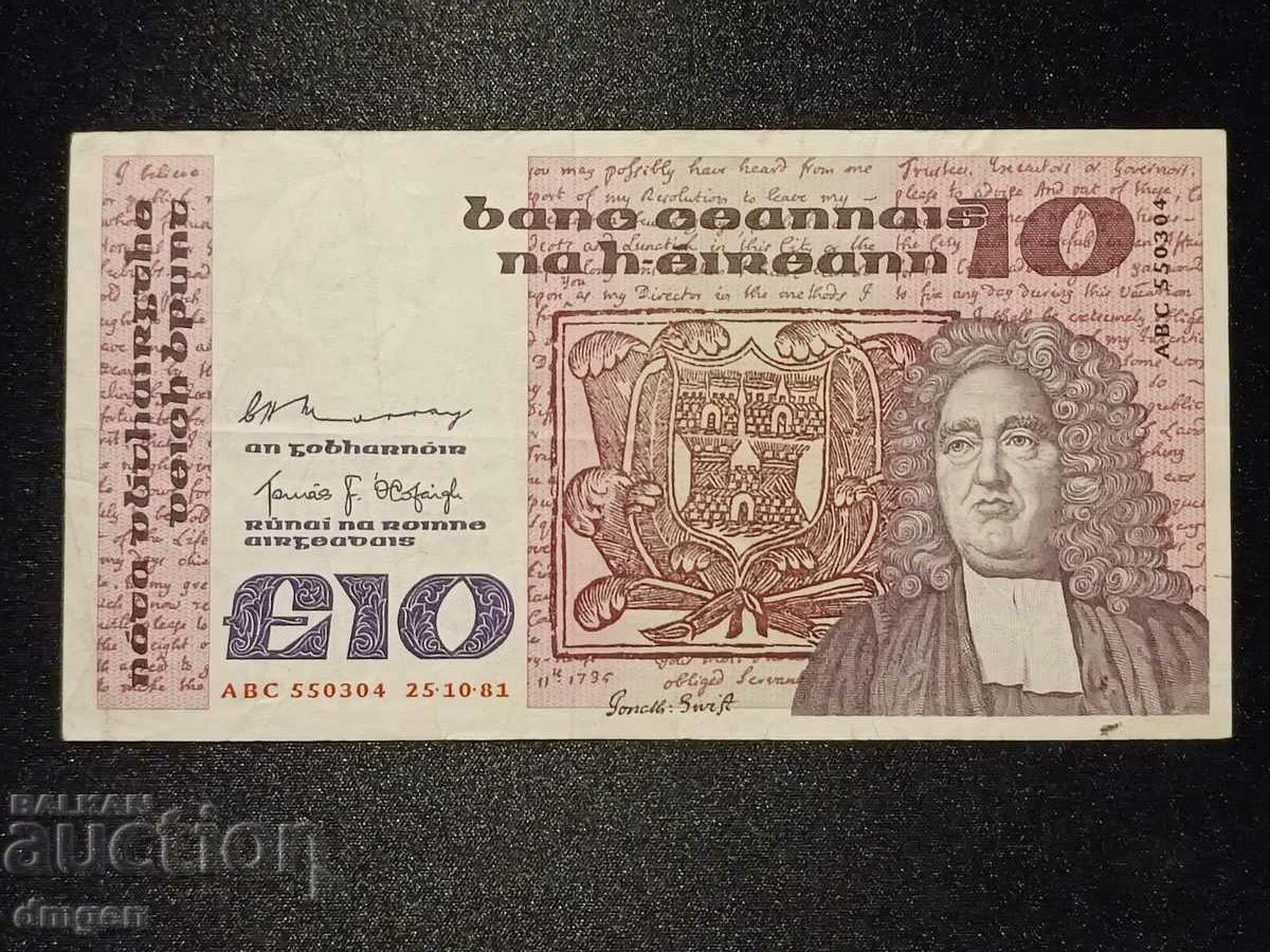 10 lire 1981 Irlanda
