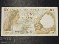 100 франка Франция 1939 година
