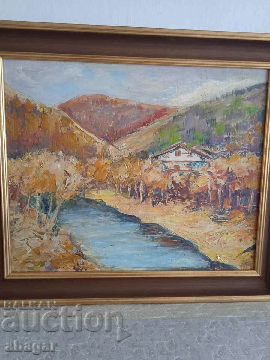 Gancho Cholakov - oil landscape Gancho Cholakov - oil landscape