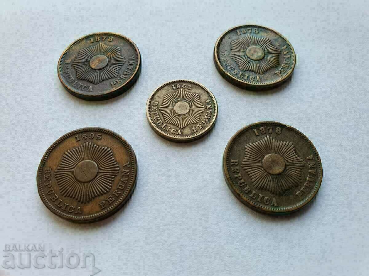 10 ΕΥΡΩ ΑΝΑ ΤΕΜΑΧΙΟ, ΕΠΙΛΟΓΗΣ - Σεντάβος, Περού 1863 -1895