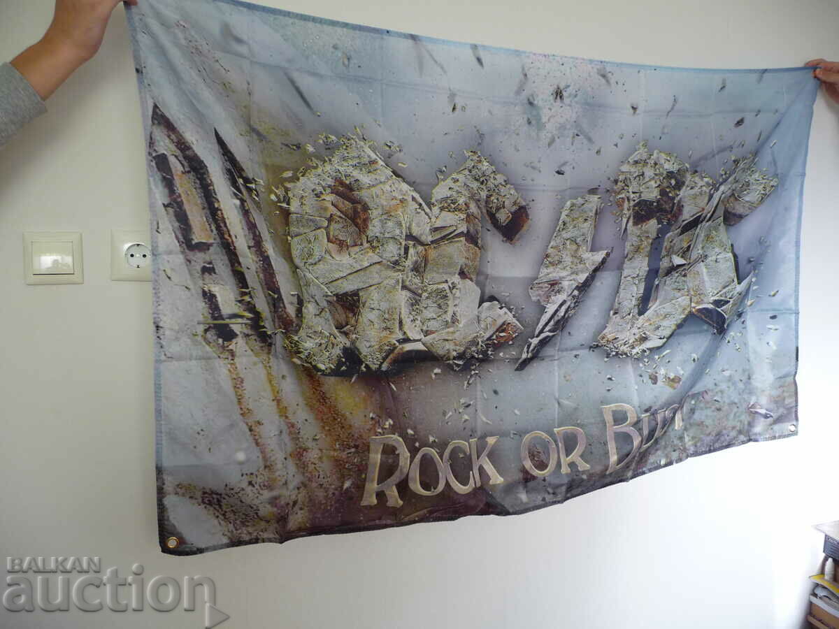 AC/DC Rock or Bust heavy metal flag poster rock AC/DC zn with price 25.00 BGN | € 12.78 AC/DC Rock or Bust heavy metal flag poster rock AC/DC zn with price 25.00 BGN | € 12.78