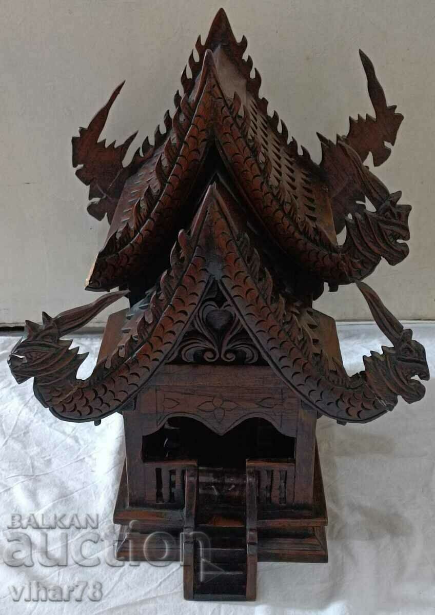 Стара дървена Тайландска къща-Само с лично предаване