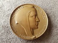 French Bronze Medal for Liberty Equality Fraternity