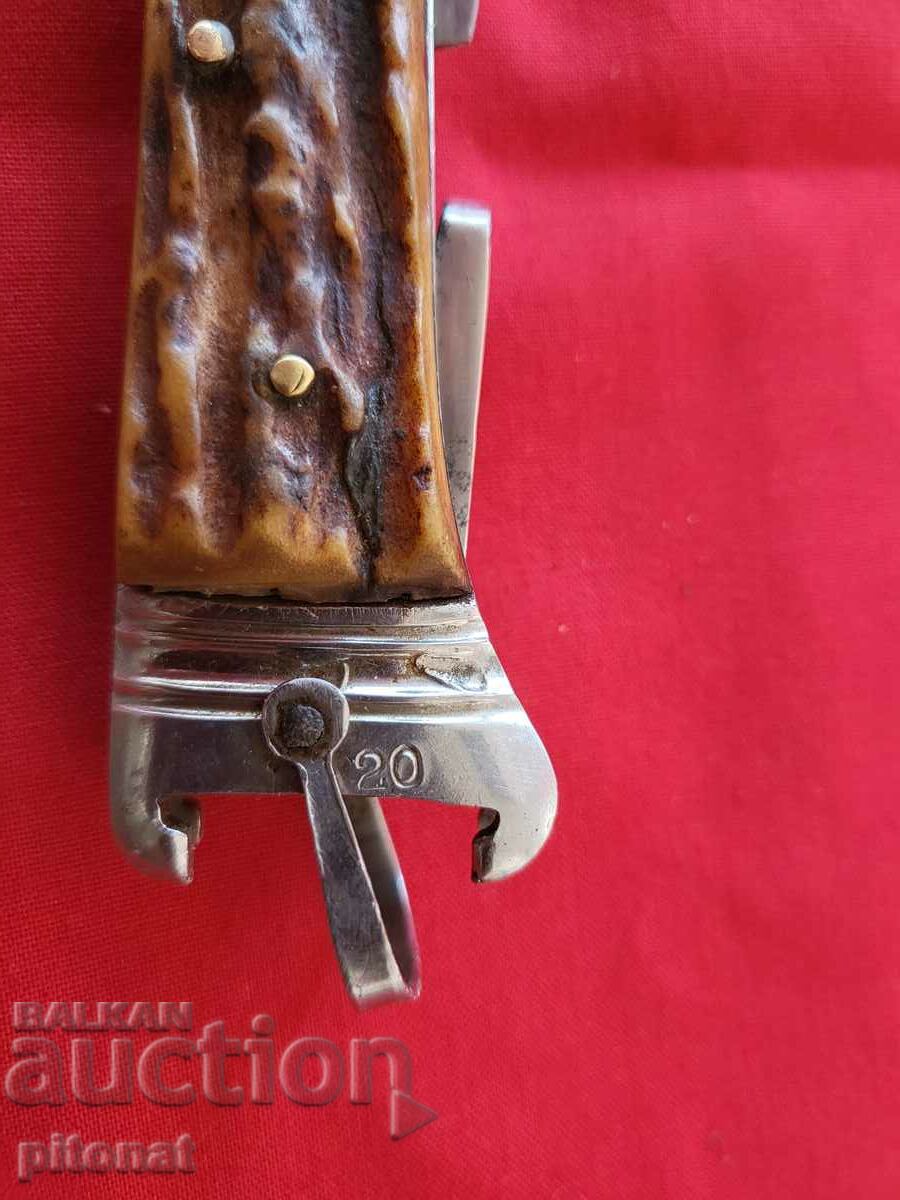Collectible folding hunting knife TONERINI SCARPERIA - 5