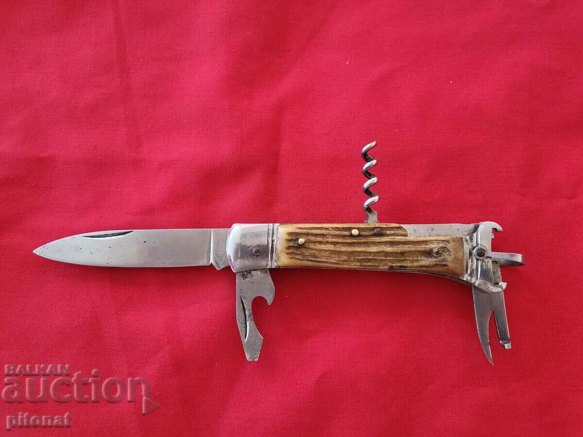 Συλλεκτικό πτυσσόμενο κυνηγετικό μαχαίρι TONERINI SCARPERIA