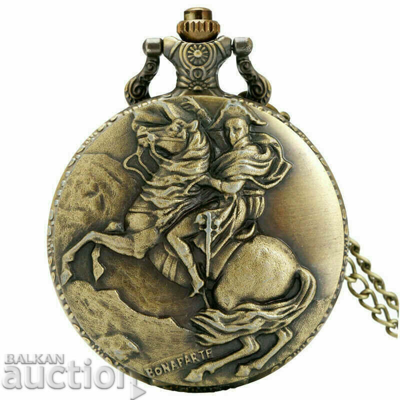 New Pocket Watch Napoleon Bonaparte Emperor of France Horse New Pocket Watch Napoleon Bonaparte Emperor of France Horse