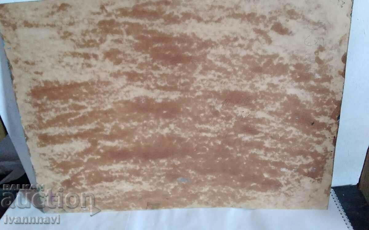 Old painting - oil on cardboard - Mario Zhekov??? - 6 Old painting - oil on cardboard - Mario Zhekov??? - 6