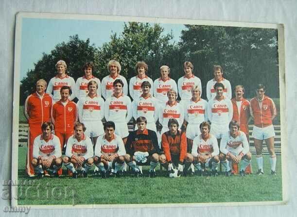 Carton de fotbal - FC Stuttgart, 1979/80, Germania