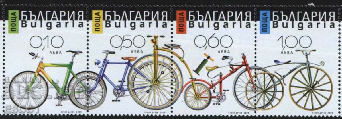 Чисти марки Транспорт Велосипеди 2009 от България