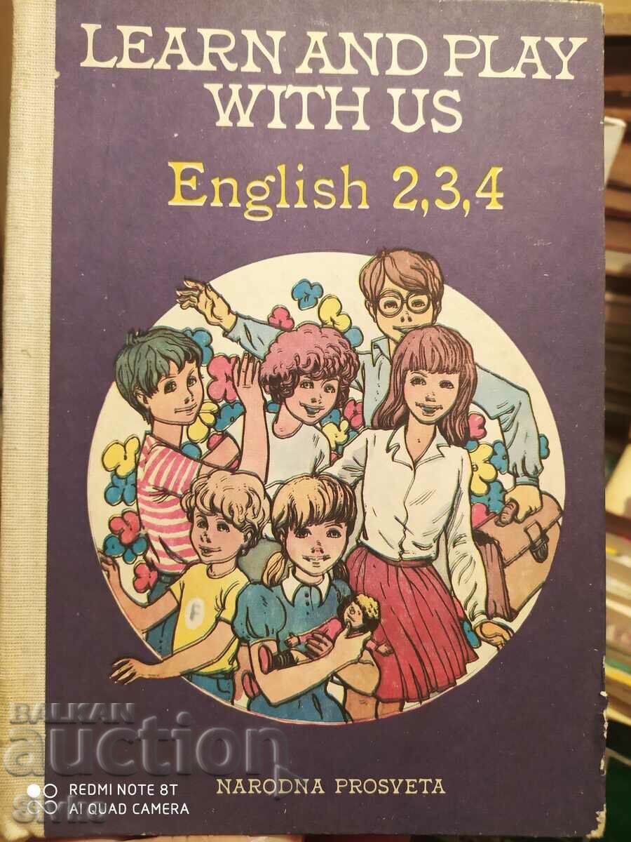 An English textbook, richly illustrated