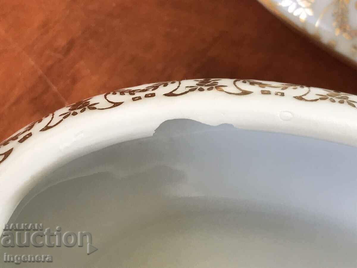 ΠΟΡΣΕΛΑΝΙΝΟ ΚΟΥΤΙ "LIMOGE" ΚΟΥΤΙ-ΓΑΛΛΙΑ LIMOGE GILT - 7 ΠΟΡΣΕΛΑΝΙΝΟ ΚΟΥΤΙ "LIMOGE" ΚΟΥΤΙ-ΓΑΛΛΙΑ LIMOGE GILT - 7