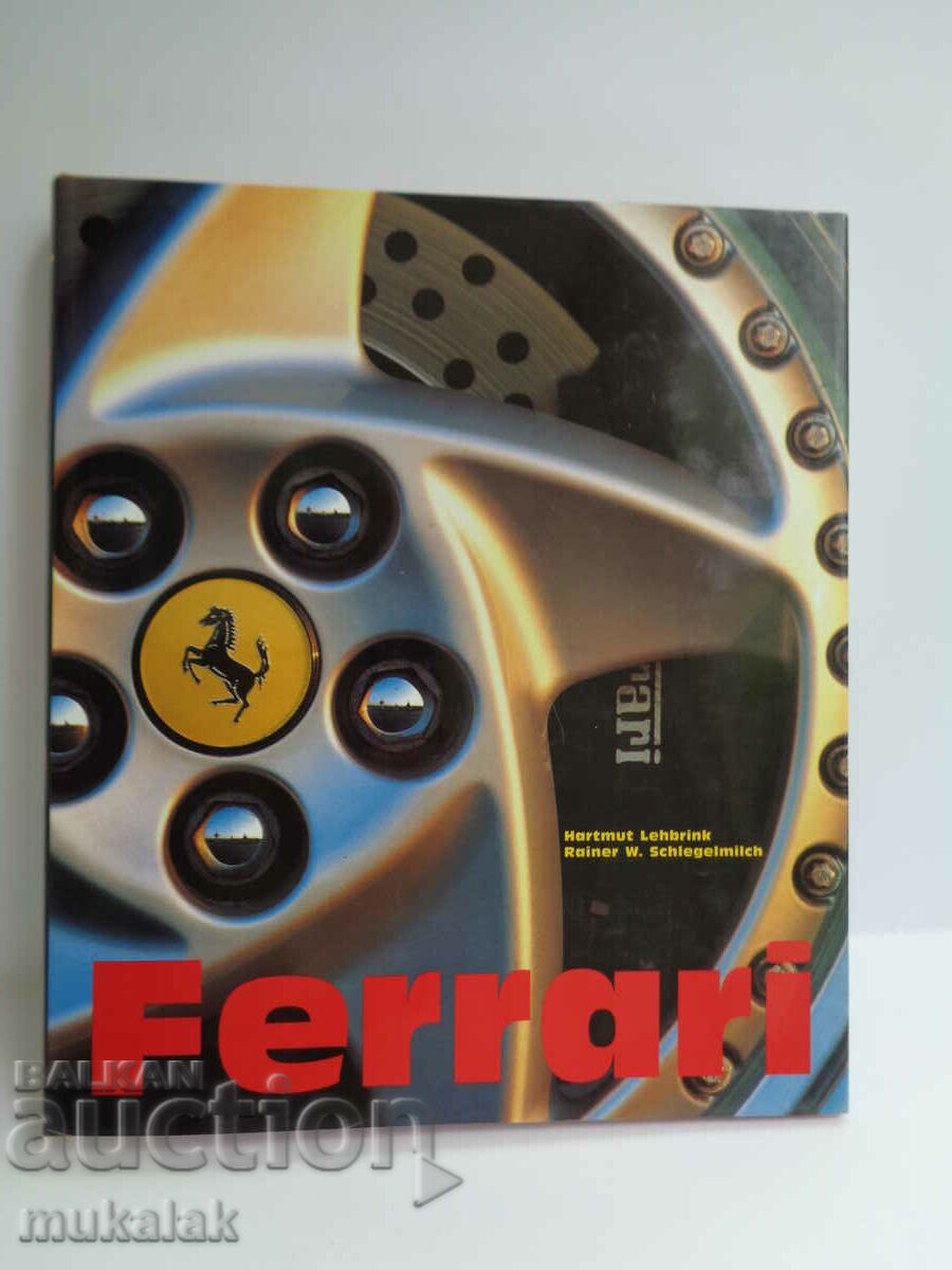 FERRARI SPORTS CLASSIC CAR AUTOGRAPH BOOK