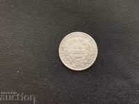 Moneda Franta de 50 de centi din argint din 1881