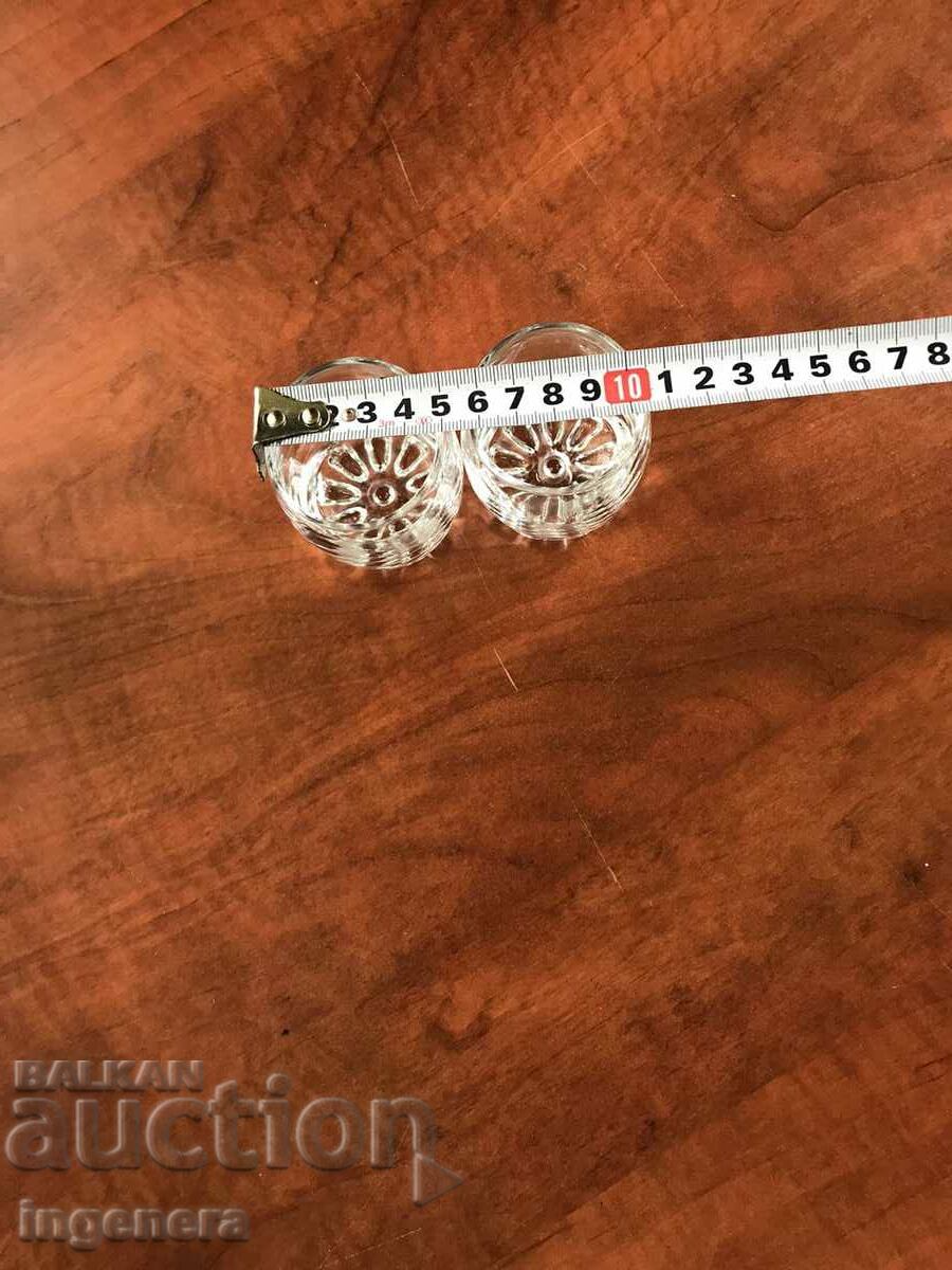 GLASS GLASS THICK EMBOSSED FOR BRANDY-2 PCS - 6 GLASS GLASS THICK EMBOSSED FOR BRANDY-2 PCS - 6