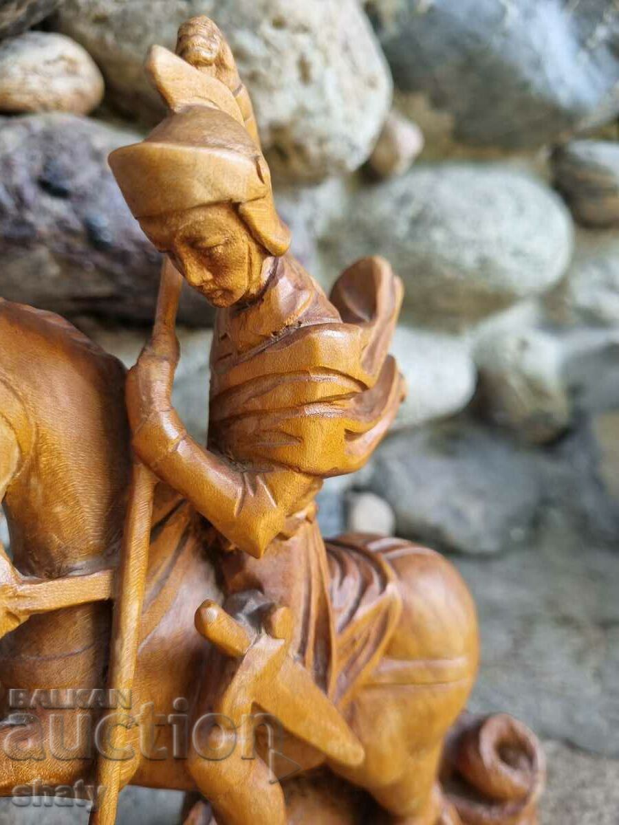 Wooden statuette of St. George slaying the dragon - 5 Wooden statuette of St. George slaying the dragon - 5
