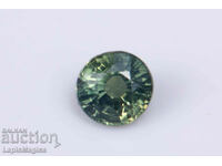 Blue Green Sapphire 0.33ct 3.5mm Round Cut Heated #1