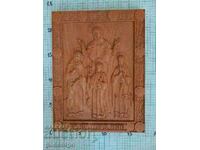 ICON CARVING FAITH HOPE LOVE AND THEIR MOTHER SOFIA