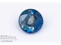Blue Green Sapphire 0.36ct 3.7mm Round Cut Heated #7