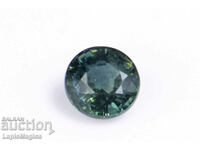 Blue Green Sapphire 0.33ct 3.5mm Round Cut Heated #10
