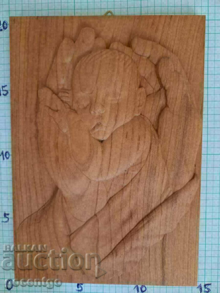 WOOD CARVING BABY