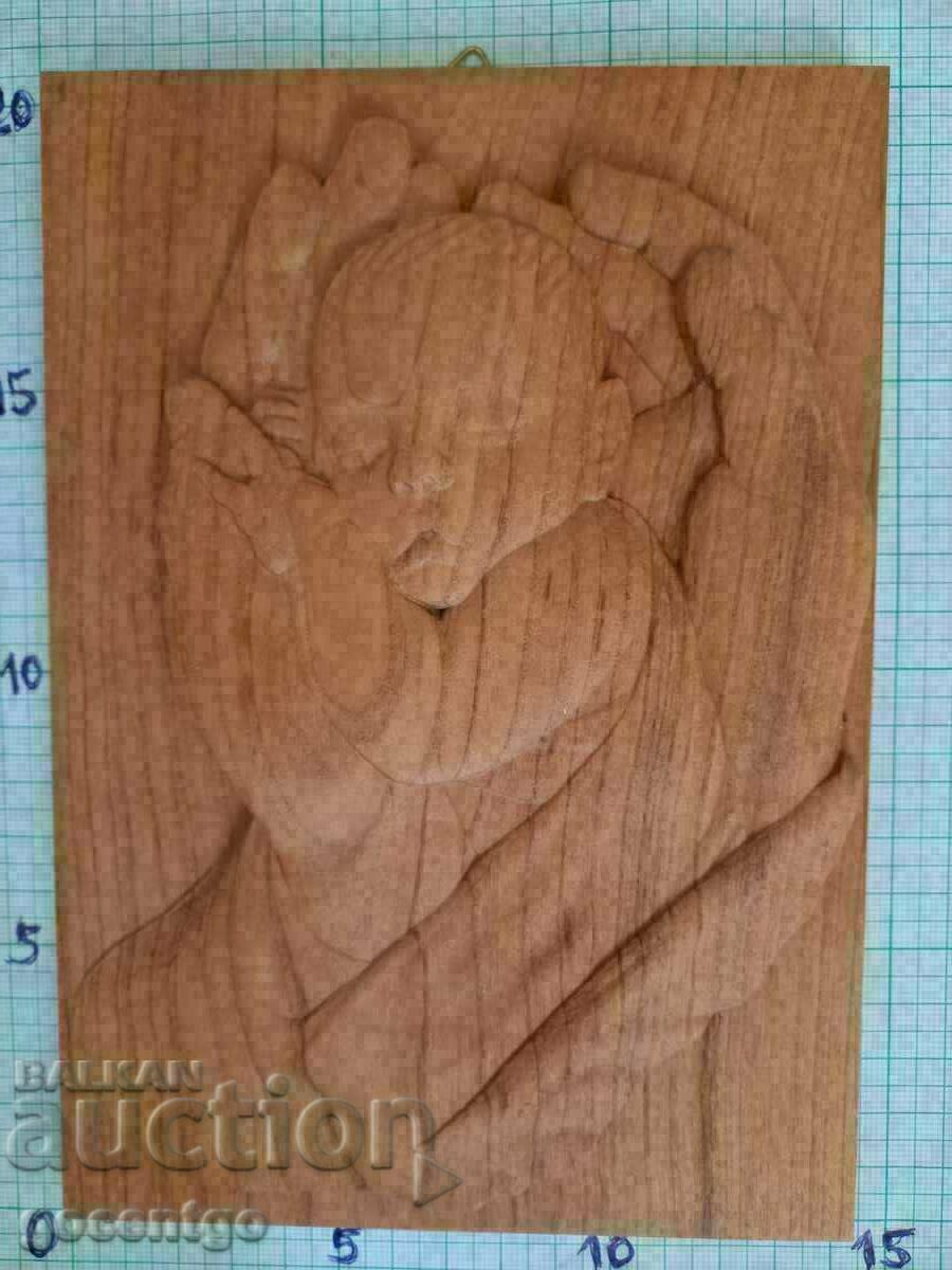 WOOD CARVING BABY