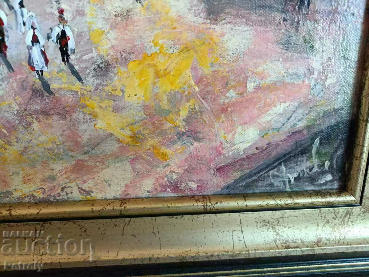 Delivery of Old oil painting Delivery of Old oil painting