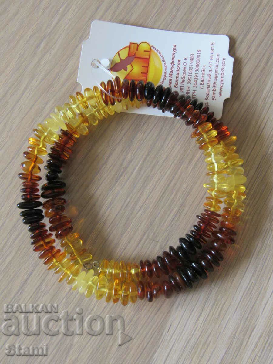 Auction Premium Polished Baltic Amber Spiral Bracelet Auction Premium Polished Baltic Amber Spiral Bracelet