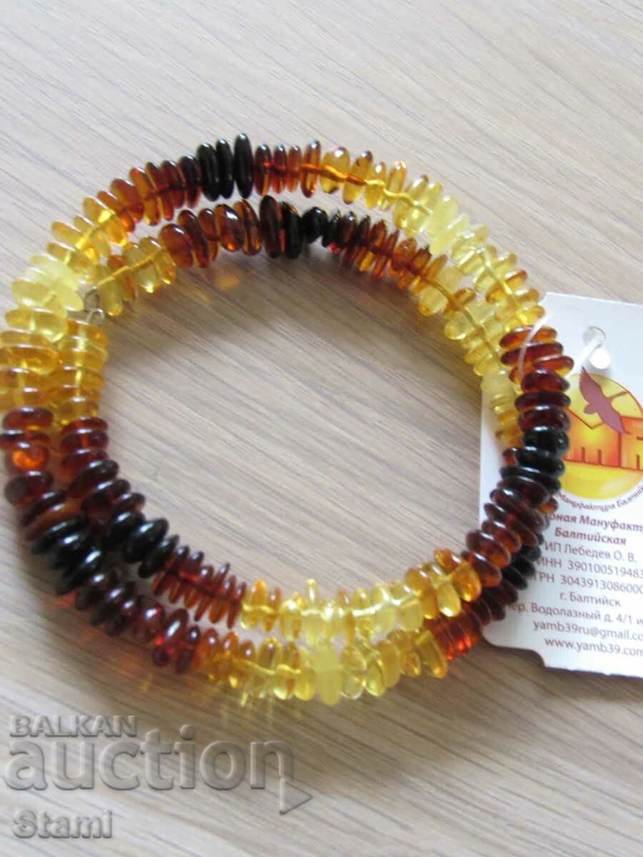 Delivery of Premium Polished Baltic Amber Spiral Bracelet Delivery of Premium Polished Baltic Amber Spiral Bracelet