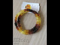 Premium Polished Baltic Amber Spiral Bracelet