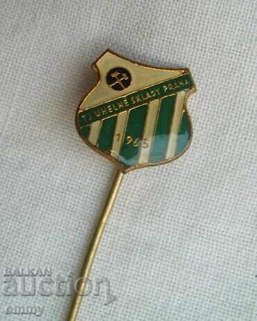 Ice Hockey Badge - TJ Uhelné sklady Praha, Czechoslovakia with price 2.00 BGN | € 1.02 Ice Hockey Badge - TJ Uhelné sklady Praha, Czechoslovakia with price 2.00 BGN | € 1.02