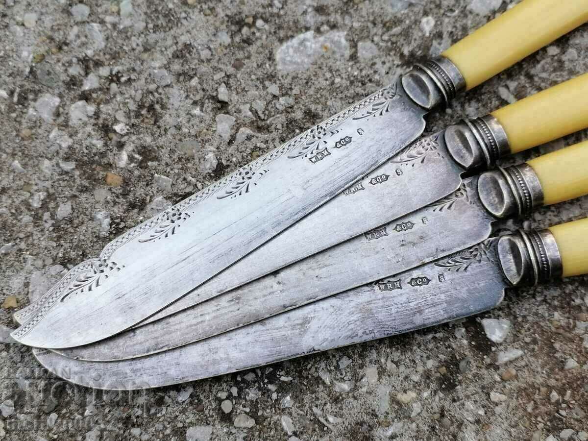 Δημοπρασία Παλιά επιχρίσματα μαχαιριών για ασημένια χάραξη Δημοπρασία Παλιά επιχρίσματα μαχαιριών για ασημένια χάραξη