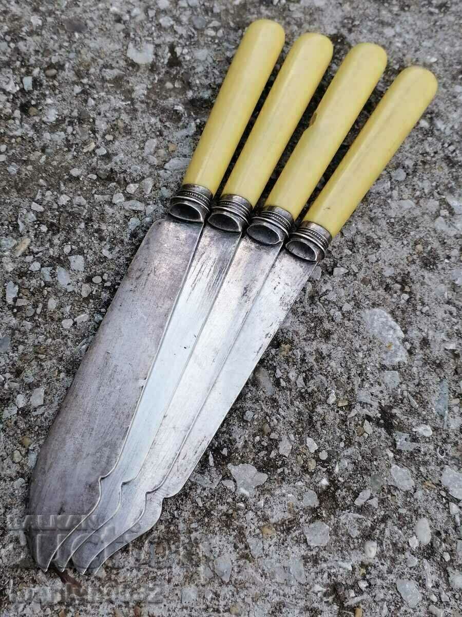 Παράδοση Παλιά επιχρίσματα μαχαιριών για ασημένια χάραξη Παράδοση Παλιά επιχρίσματα μαχαιριών για ασημένια χάραξη