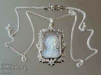 18Κ ΧΡΥΣΟ STYLE LOCKED 1940 αλυσίδα DIAMOND χρυσό από μαργαριτάρι